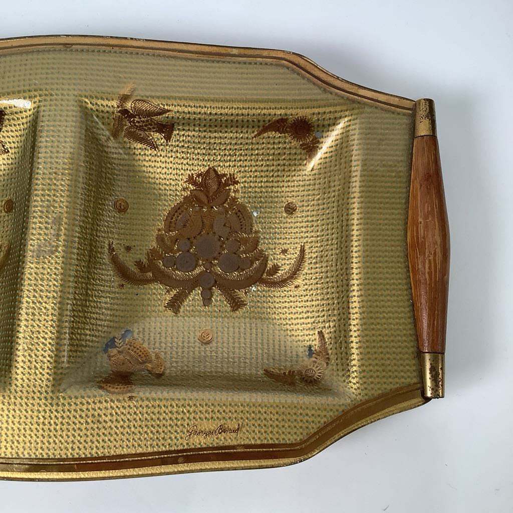 Mid Century Modern George Briard Glass Server