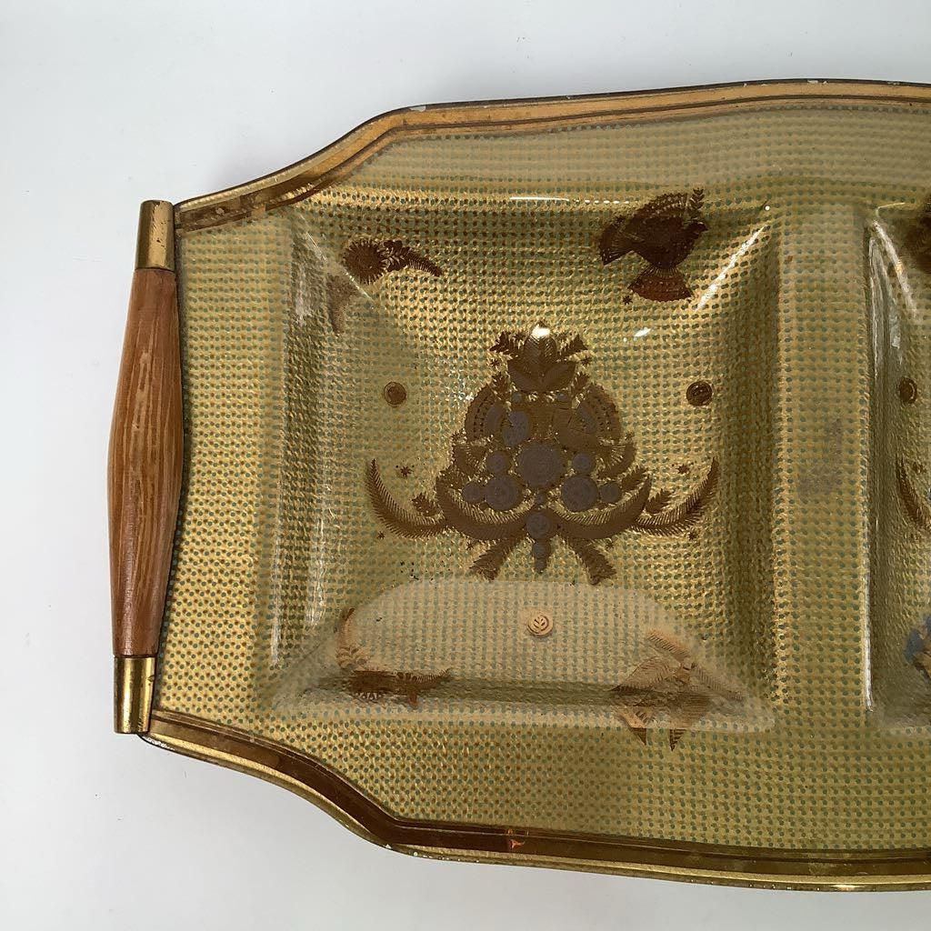 Mid Century Modern George Briard Glass Server