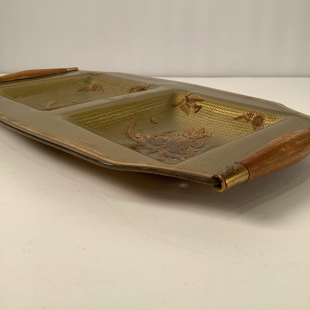 Mid Century Modern George Briard Glass Server