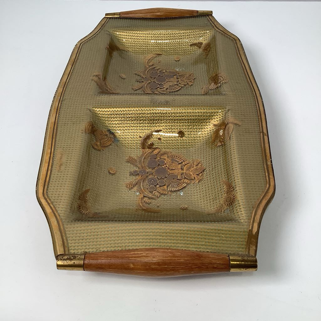 Mid Century Modern George Briard Glass Server