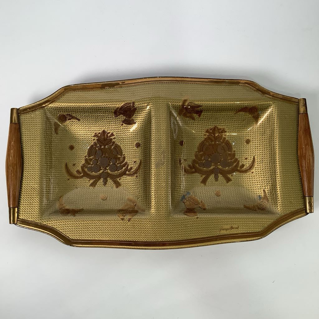 Mid Century Modern George Briard Glass Server