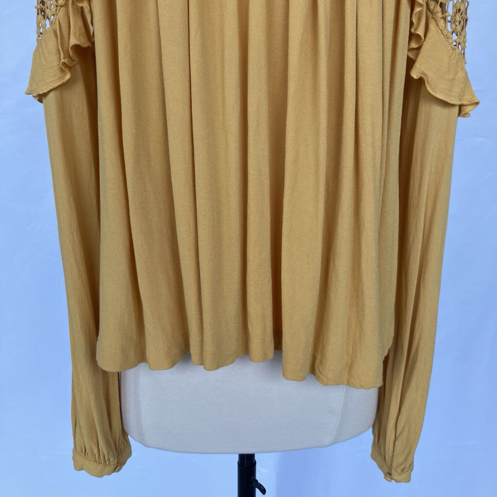 Free People Little Bit of Love Crochet Blouse