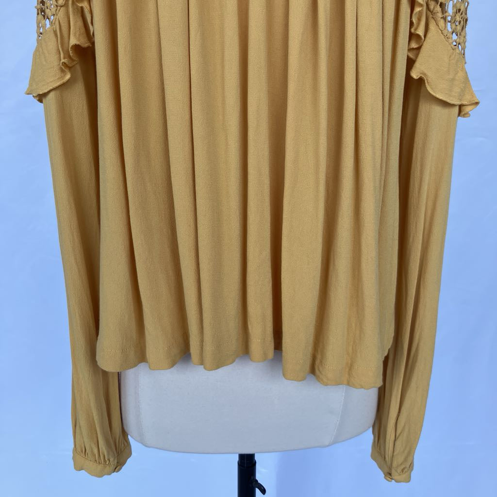 Free People Little Bit of Love Crochet Blouse