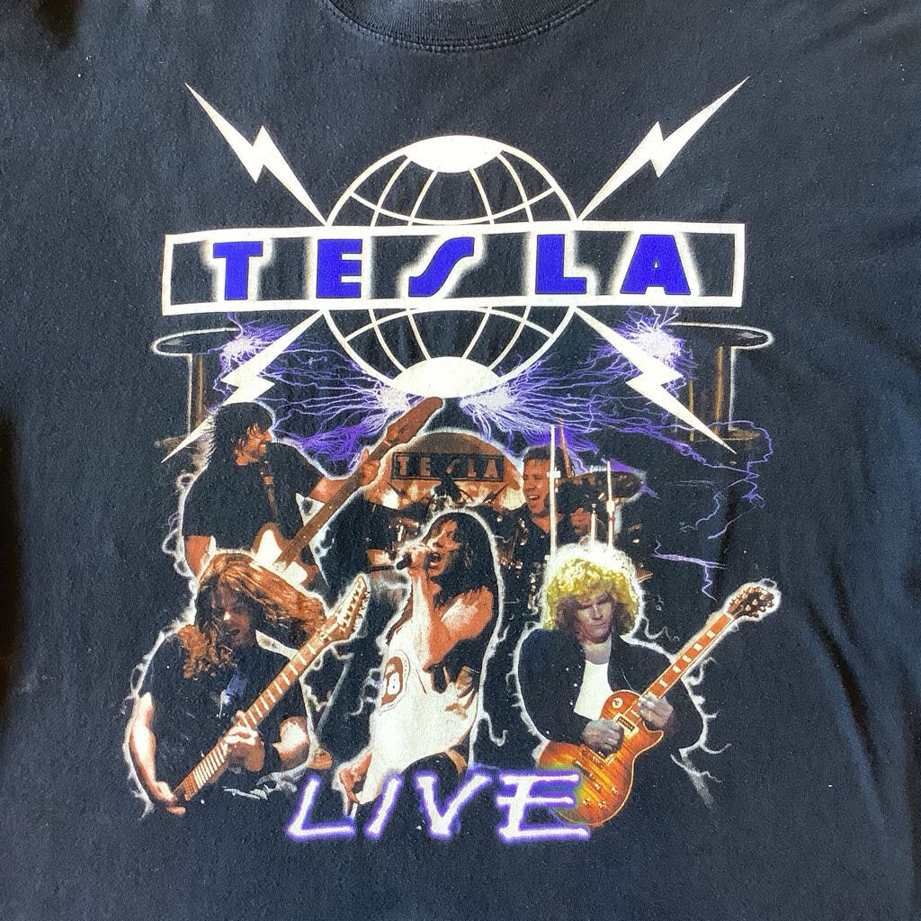 1990s Tesla Unplugged T-shirt