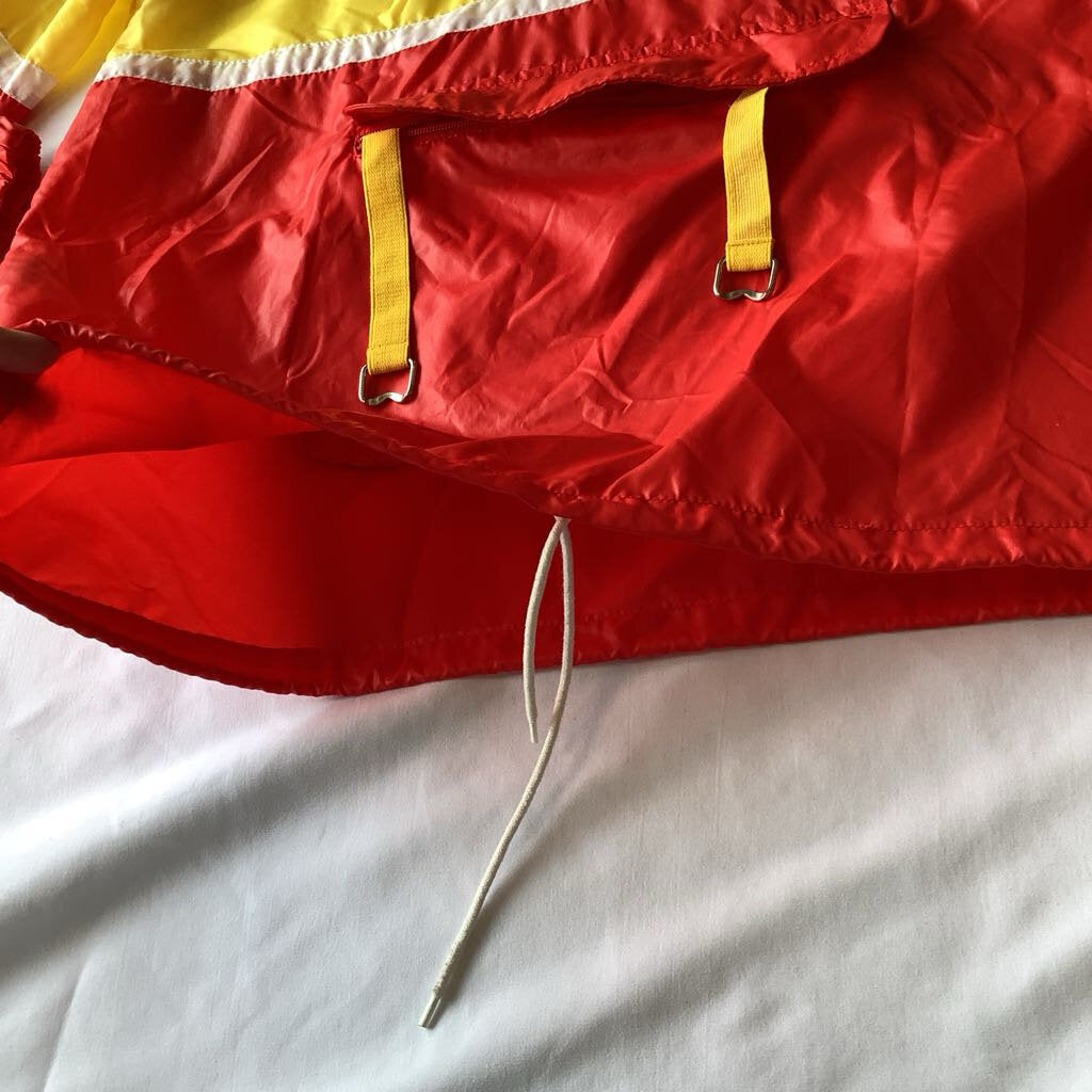 Vintage Alligator Lacoste Rain Jacket w/ Hoodie