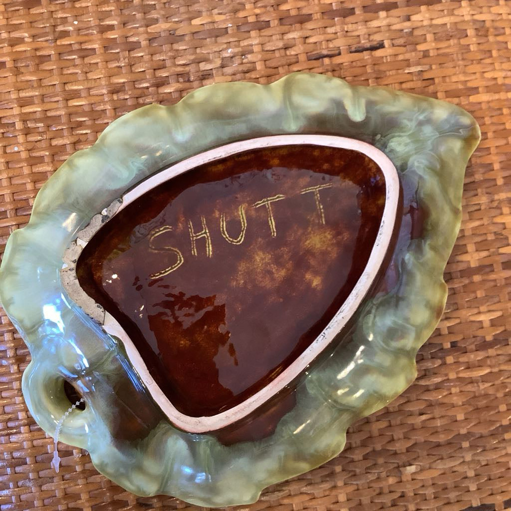 Mid-Century Modern Handmade Leaf Dish