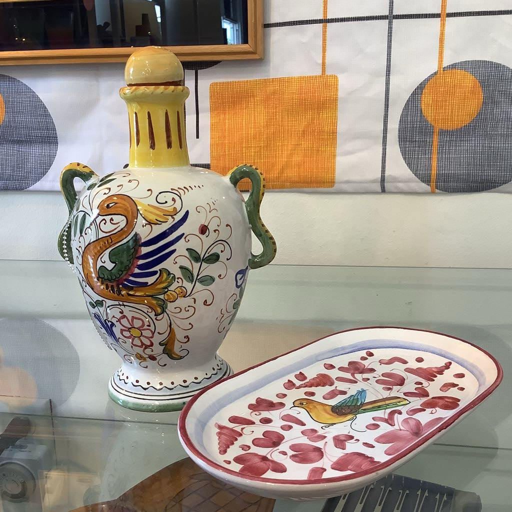 Vintage Olive Oil Decanter with Stopper - ITALY