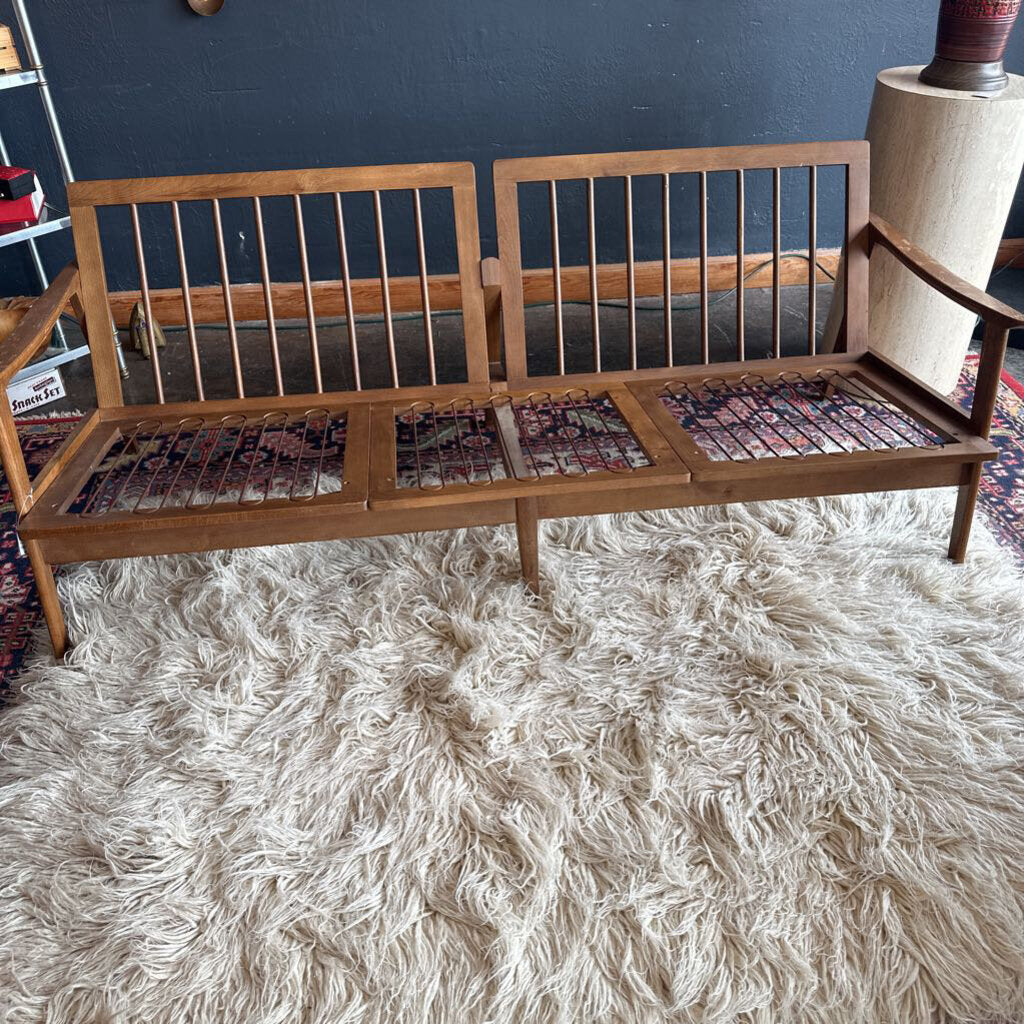 Mid Century 1960s Walnut Sofa/Daybed by Bahama House