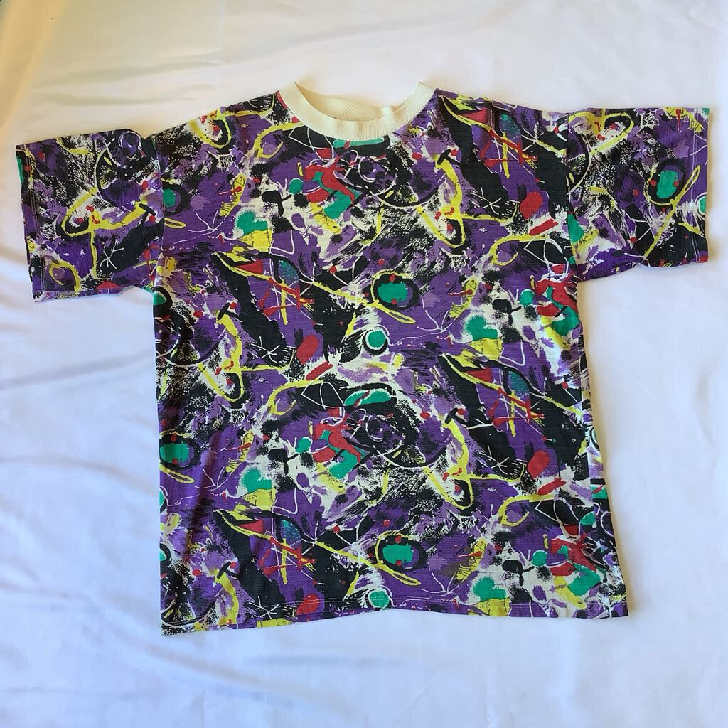 1980s Abstract AOP T-shirt