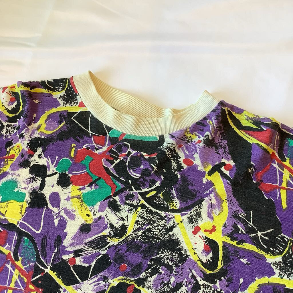1980s Abstract AOP T-shirt