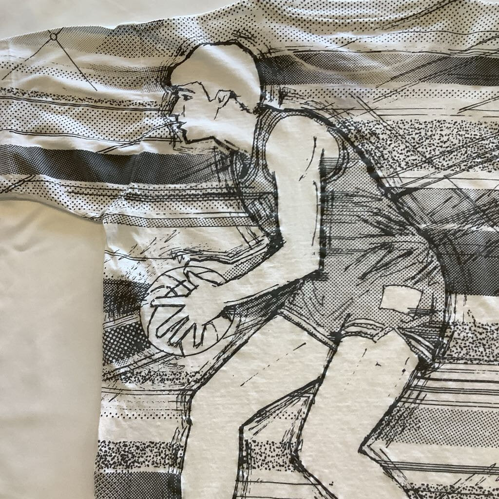 1990s Basketball AOP T-shirt