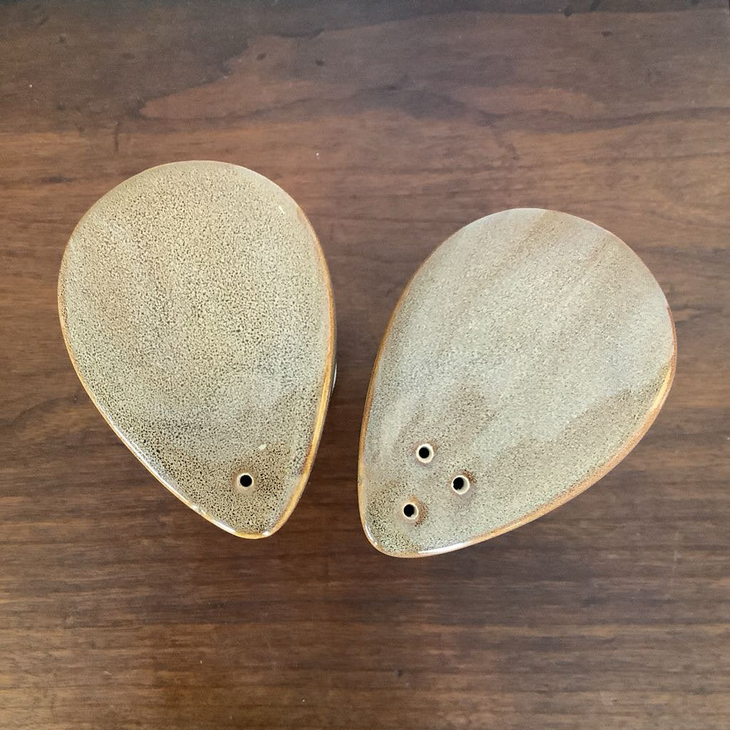 Mid Century Modern Salt and Pepper Shakers