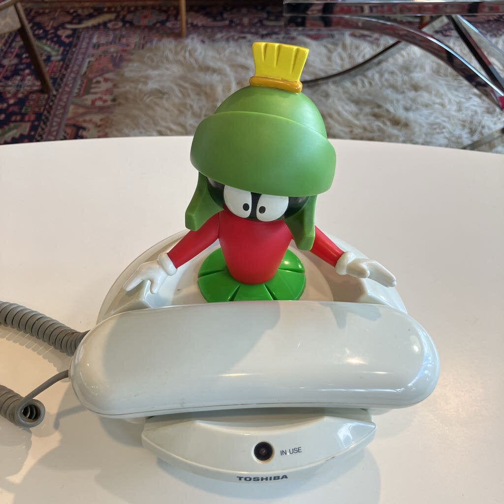 Vintage Marvin the Martian Corded Phone