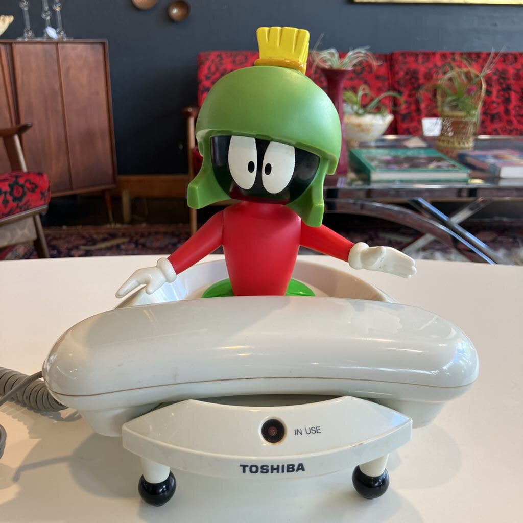 Vintage Marvin the Martian Corded Phone