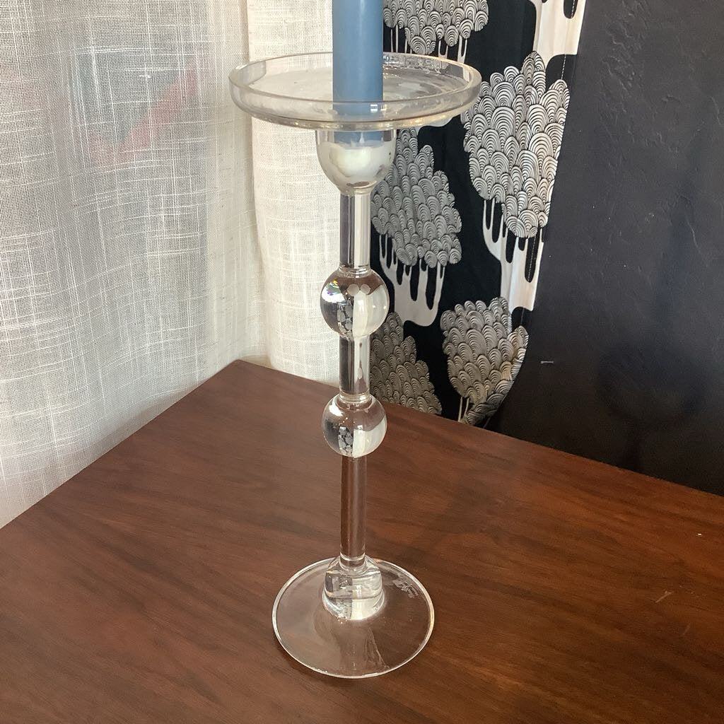 Rosenthal Studio Line Tall Glass Candle Holders, Set of 3