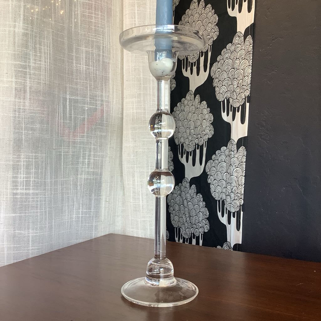 Rosenthal Studio Line Tall Glass Candle Holders, Set of 3