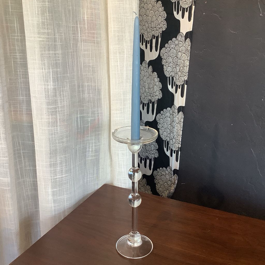 Rosenthal Studio Line Tall Glass Candle Holders, Set of 3