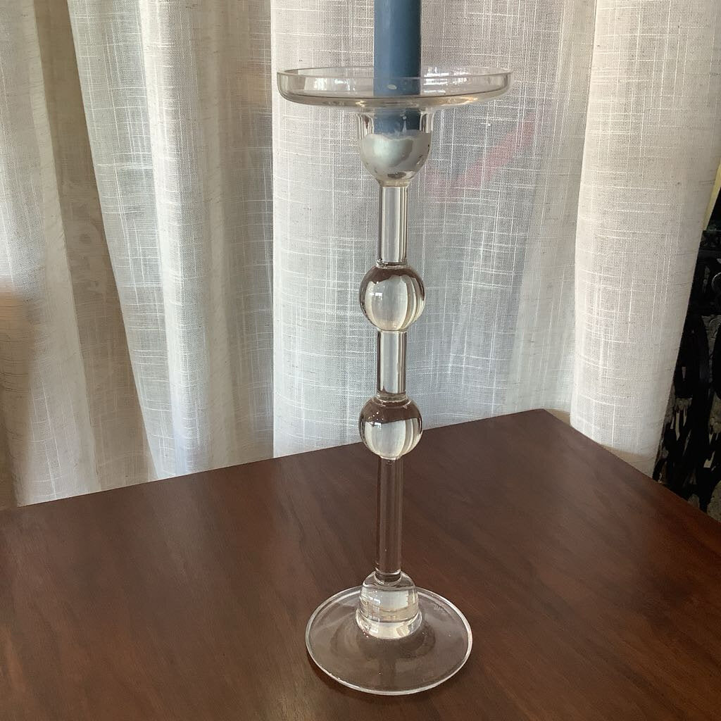 Rosenthal Studio Line Tall Glass Candle Holders, Set of 3