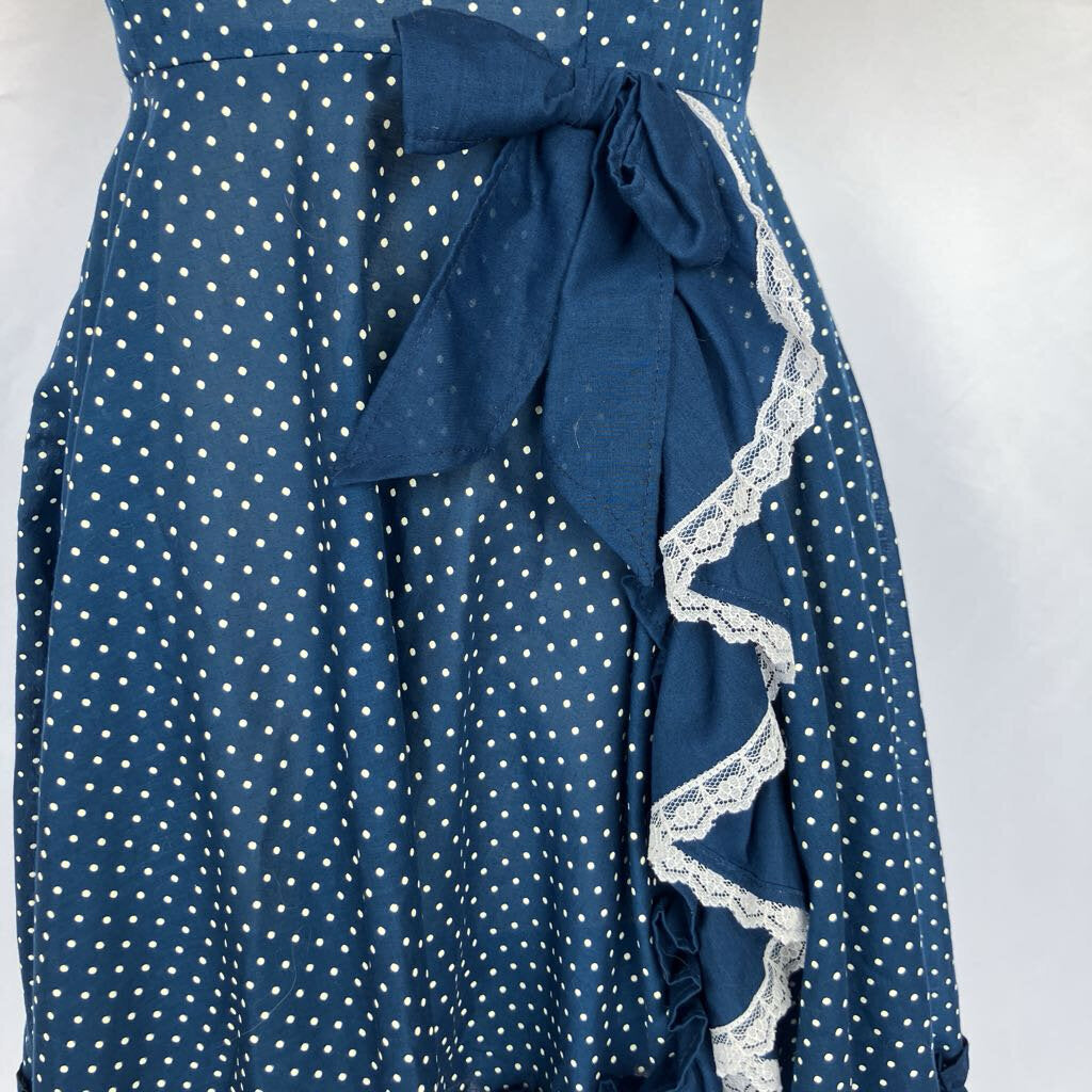 1980s Polka Dot Square Dance Dress