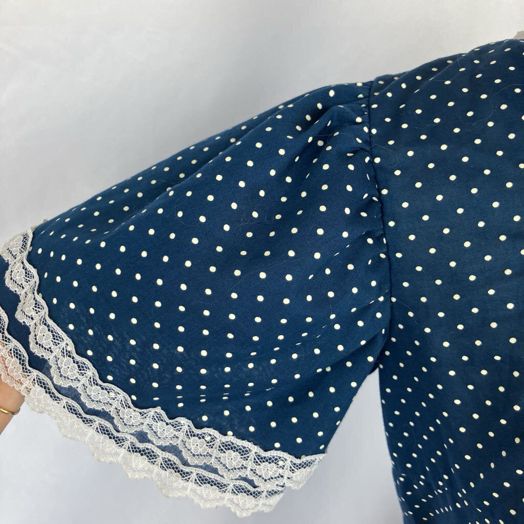1980s Polka Dot Square Dance Dress