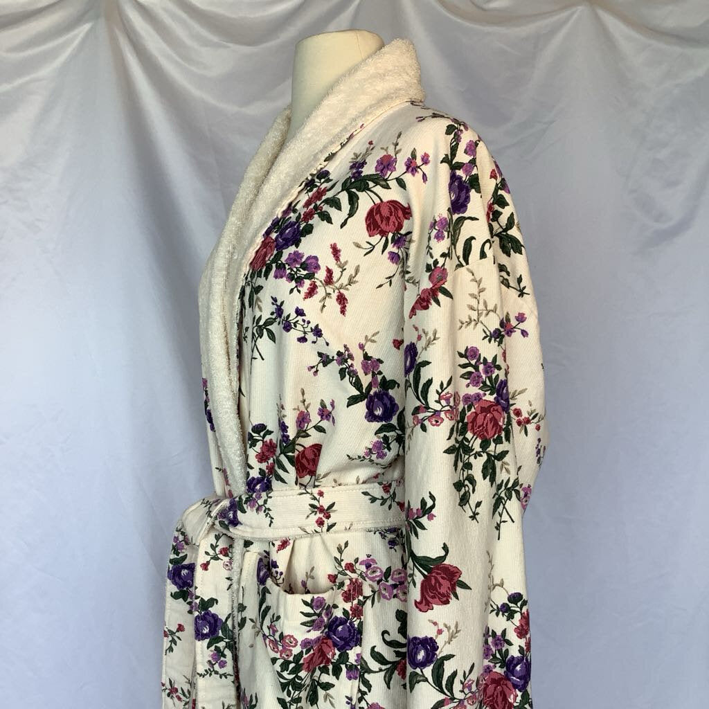 1980s Victoria Secret Floral Robe