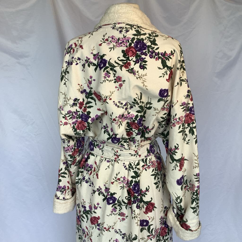 1980s Victoria Secret Floral Robe