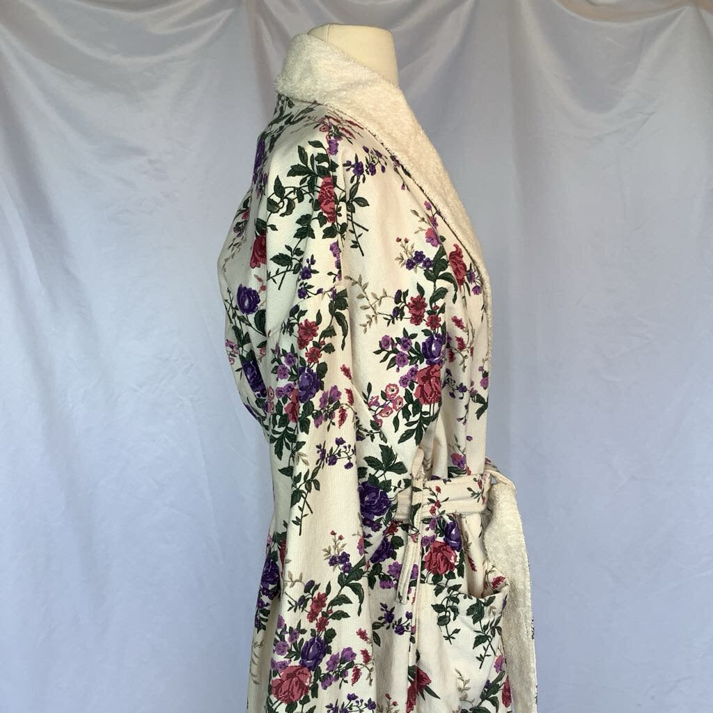 1980s Victoria Secret Floral Robe