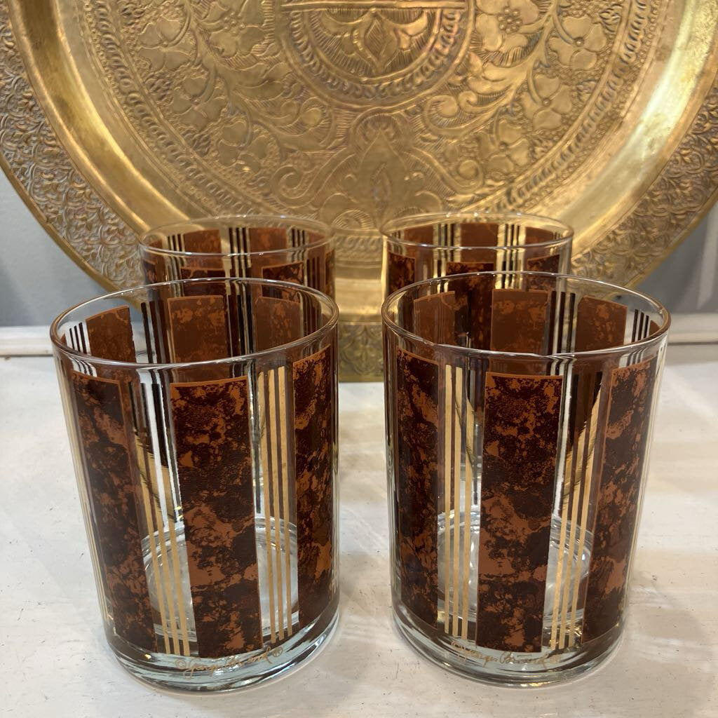 Vintage Georges Briard Marbled Tortoise Glasses