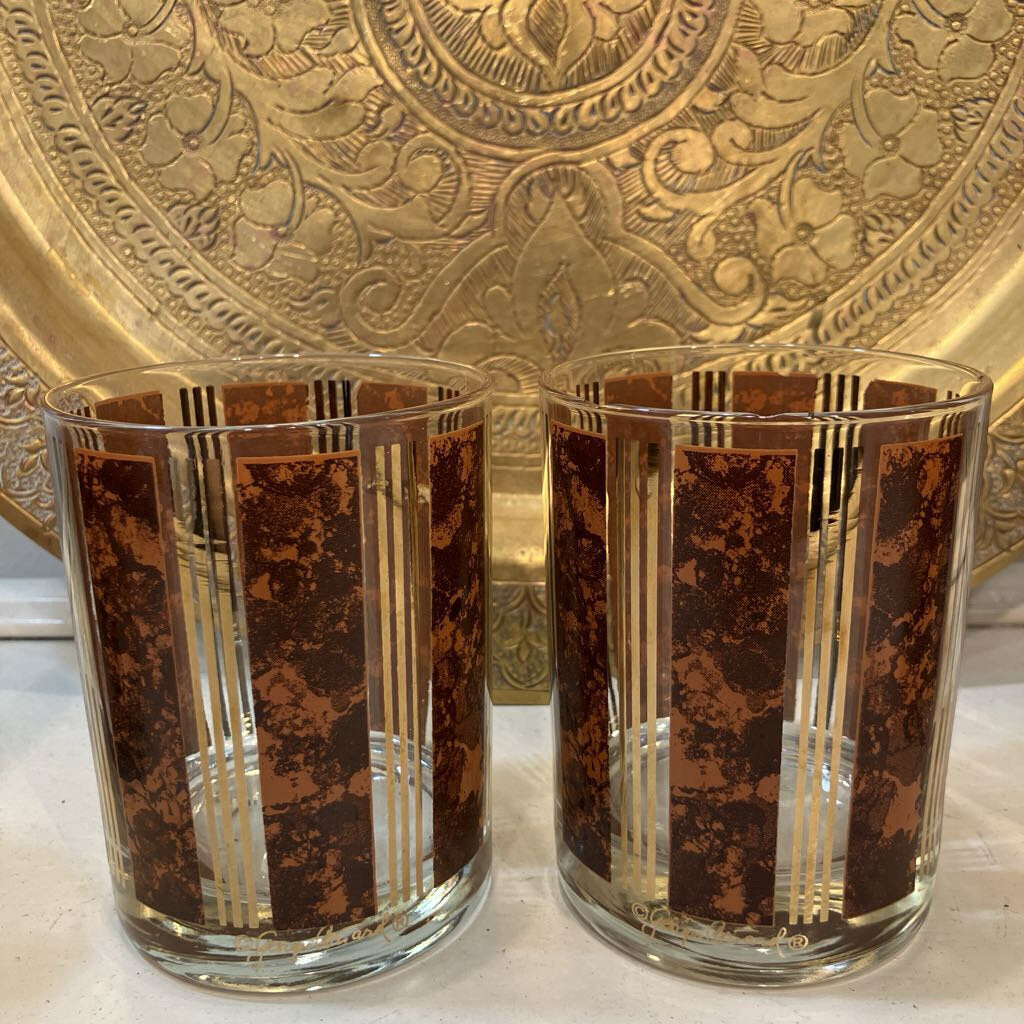 Vintage Georges Briard Marbled Tortoise Glasses