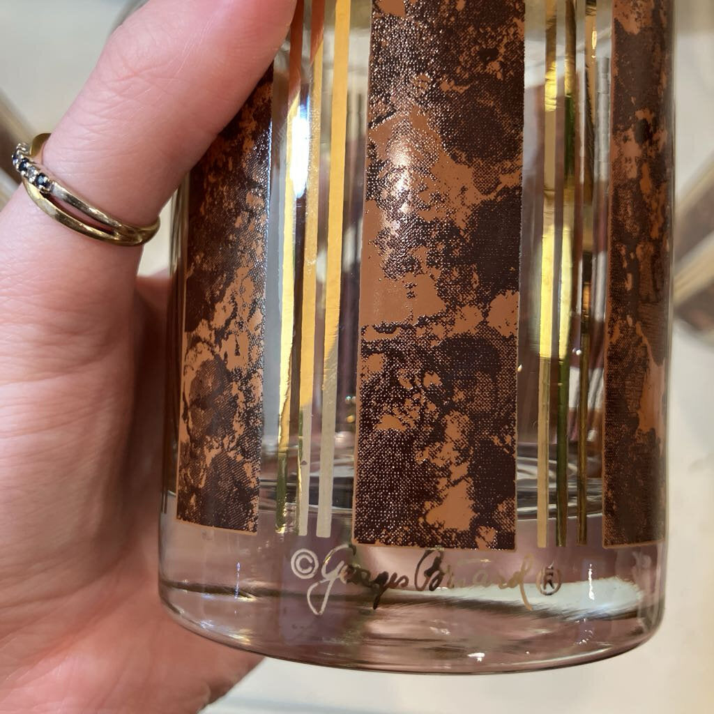 Vintage Georges Briard Marbled Tortoise Glasses