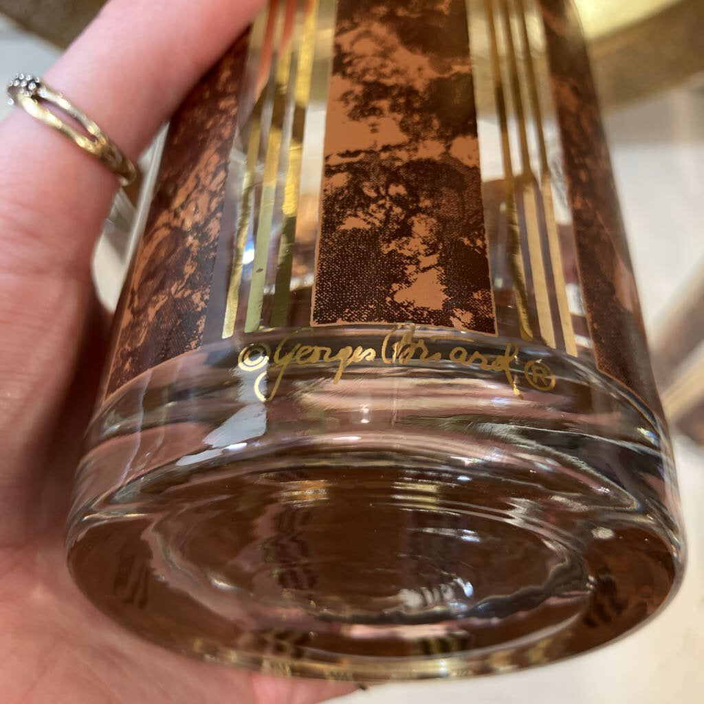 Vintage Georges Briard Marbled Tortoise Glasses
