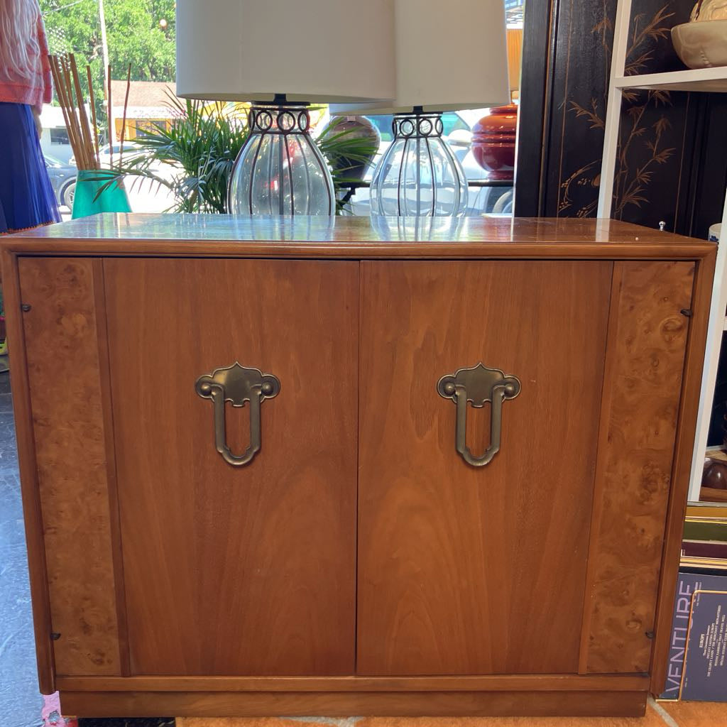 Mid-Century Walnut Bar or Record Cabinet by Berts England