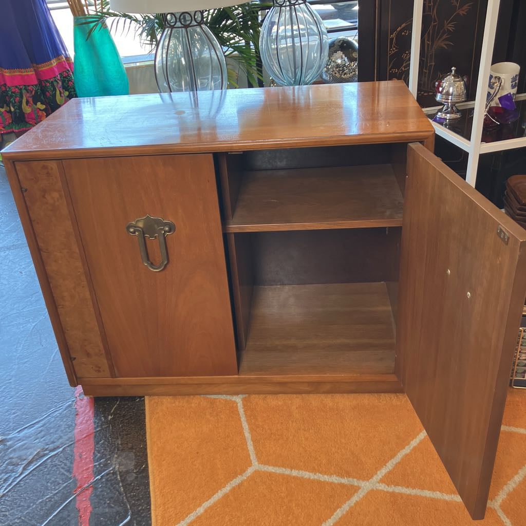 Mid-Century Walnut Bar or Record Cabinet by Berts England