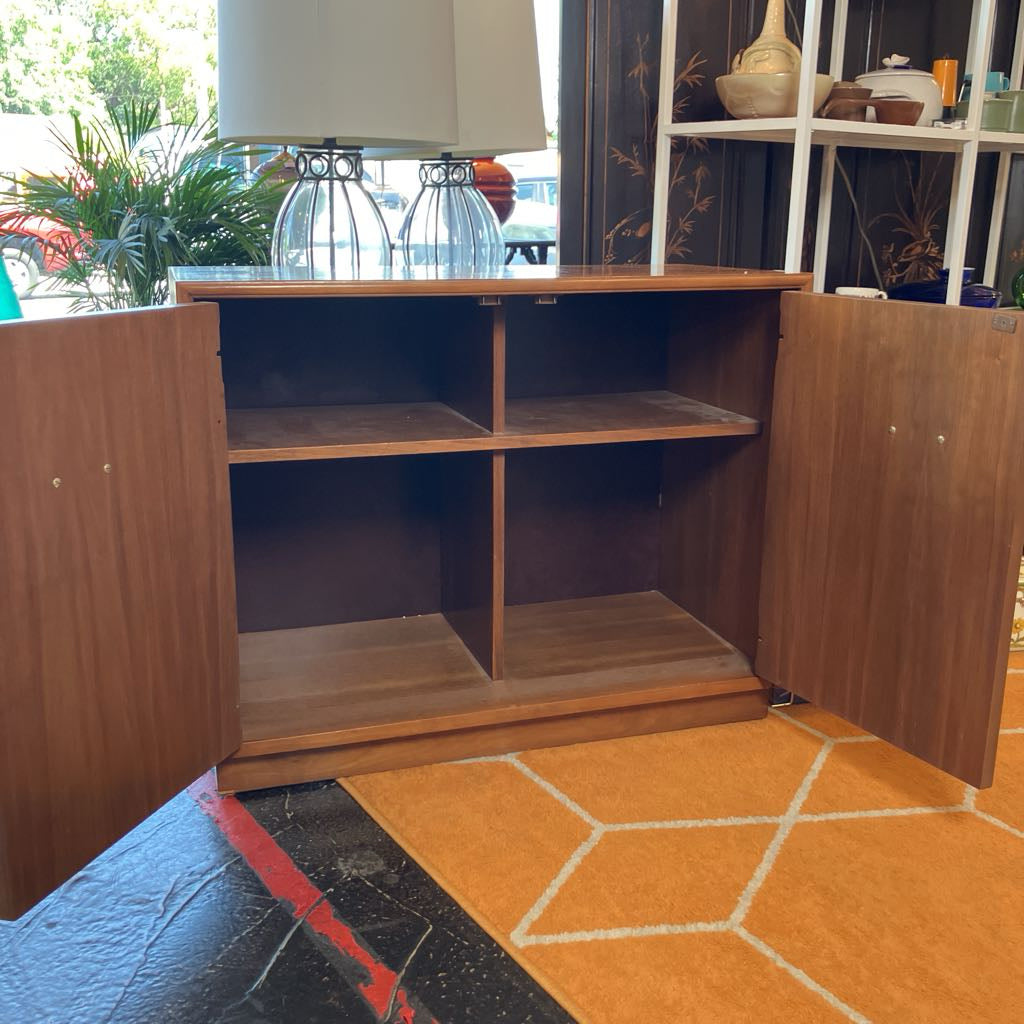 Mid-Century Walnut Bar or Record Cabinet by Berts England