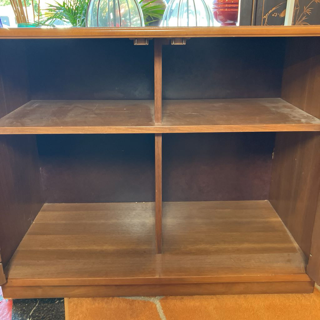 Mid-Century Walnut Bar or Record Cabinet by Berts England