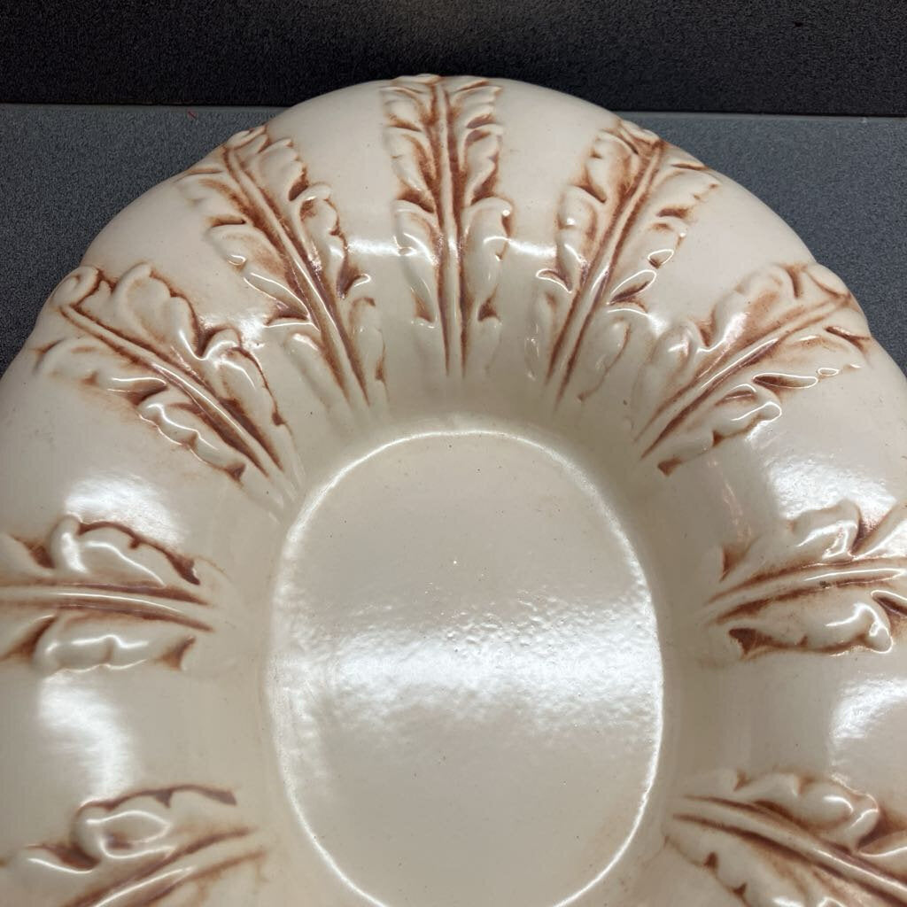 1940's Deer Flower Frog & Console by Red Wing Pottery