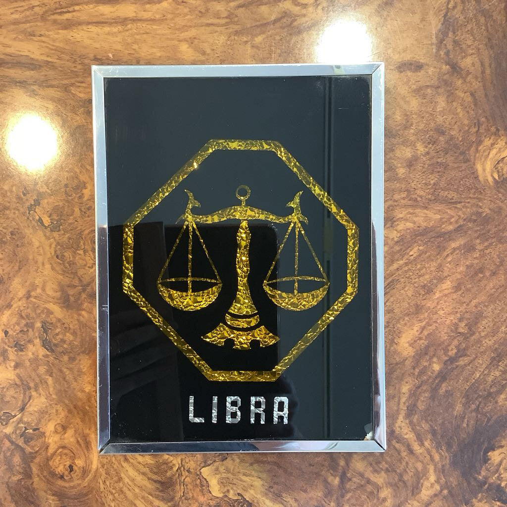 Vintage Libra Plaque