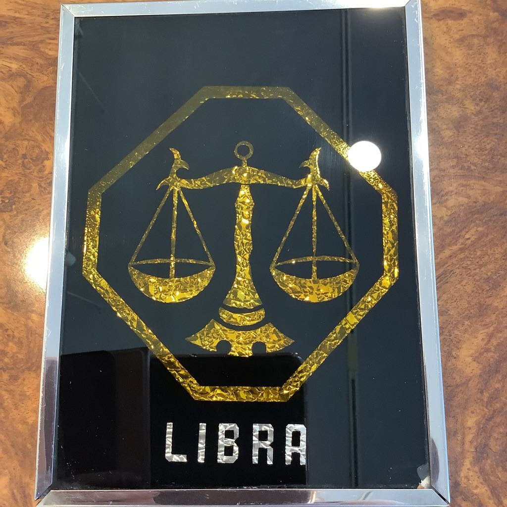 Vintage Libra Plaque