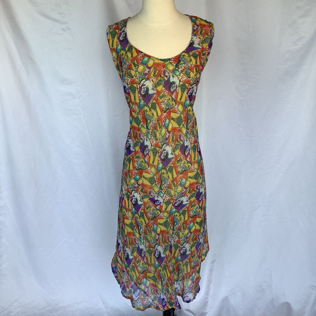 1990s Novelty Print Tent Dress