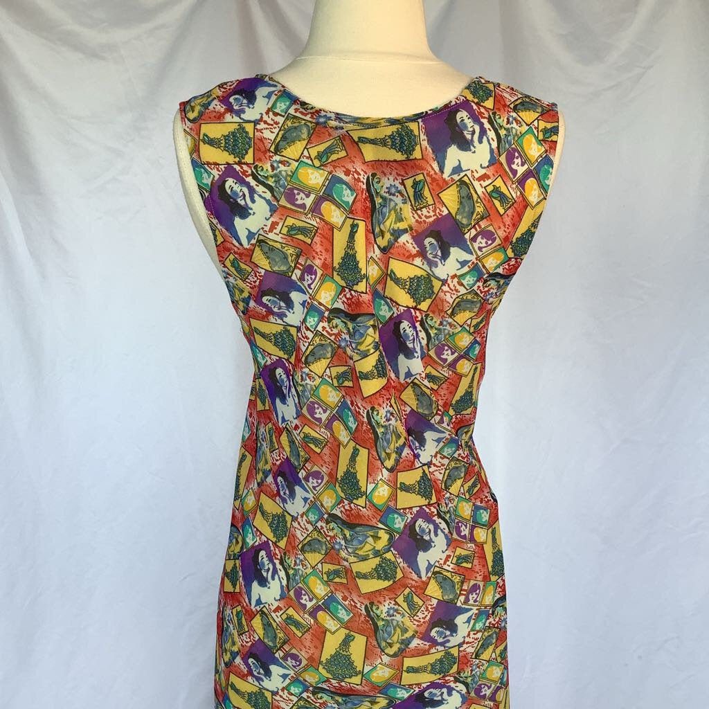 1990s Novelty Print Tent Dress