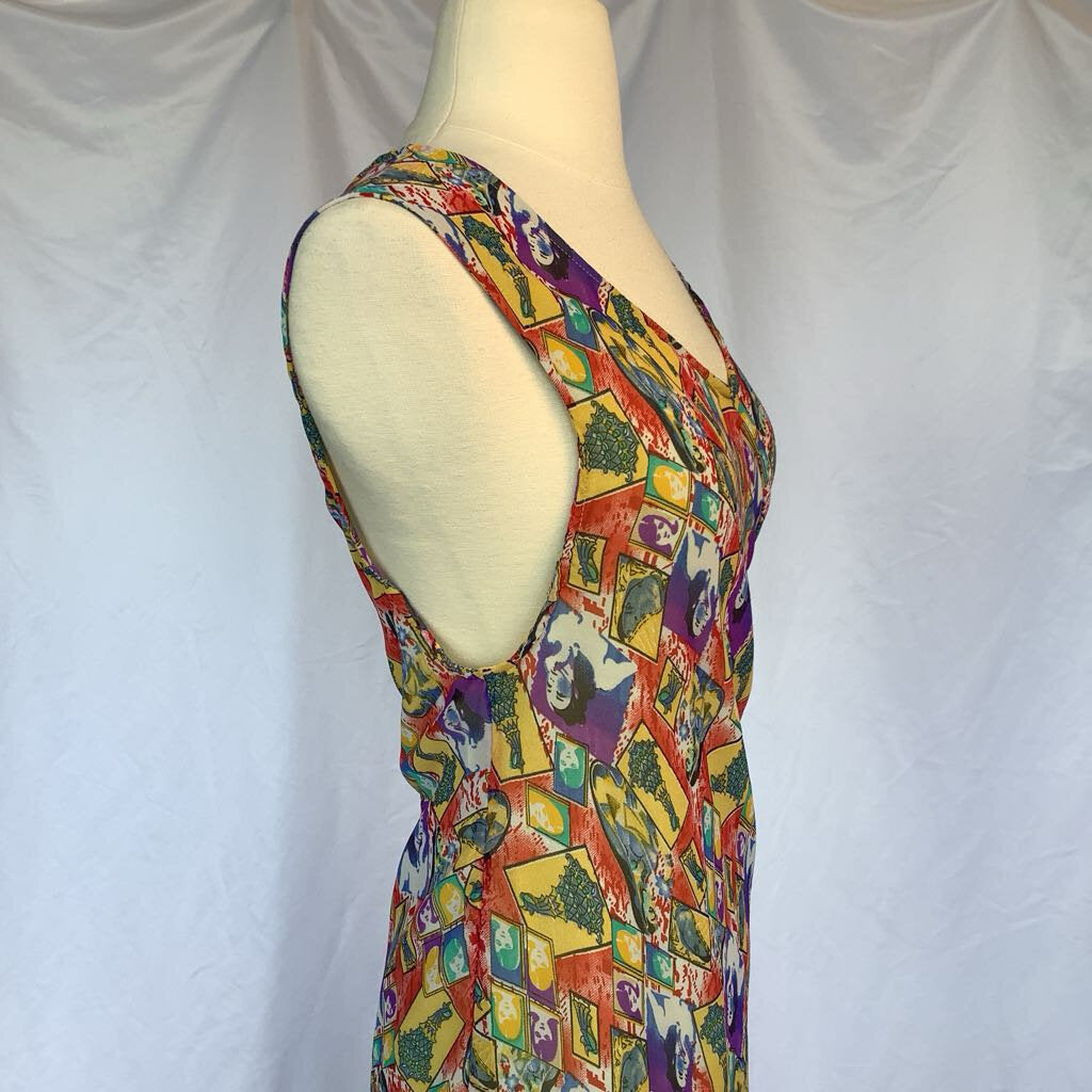 1990s Novelty Print Tent Dress