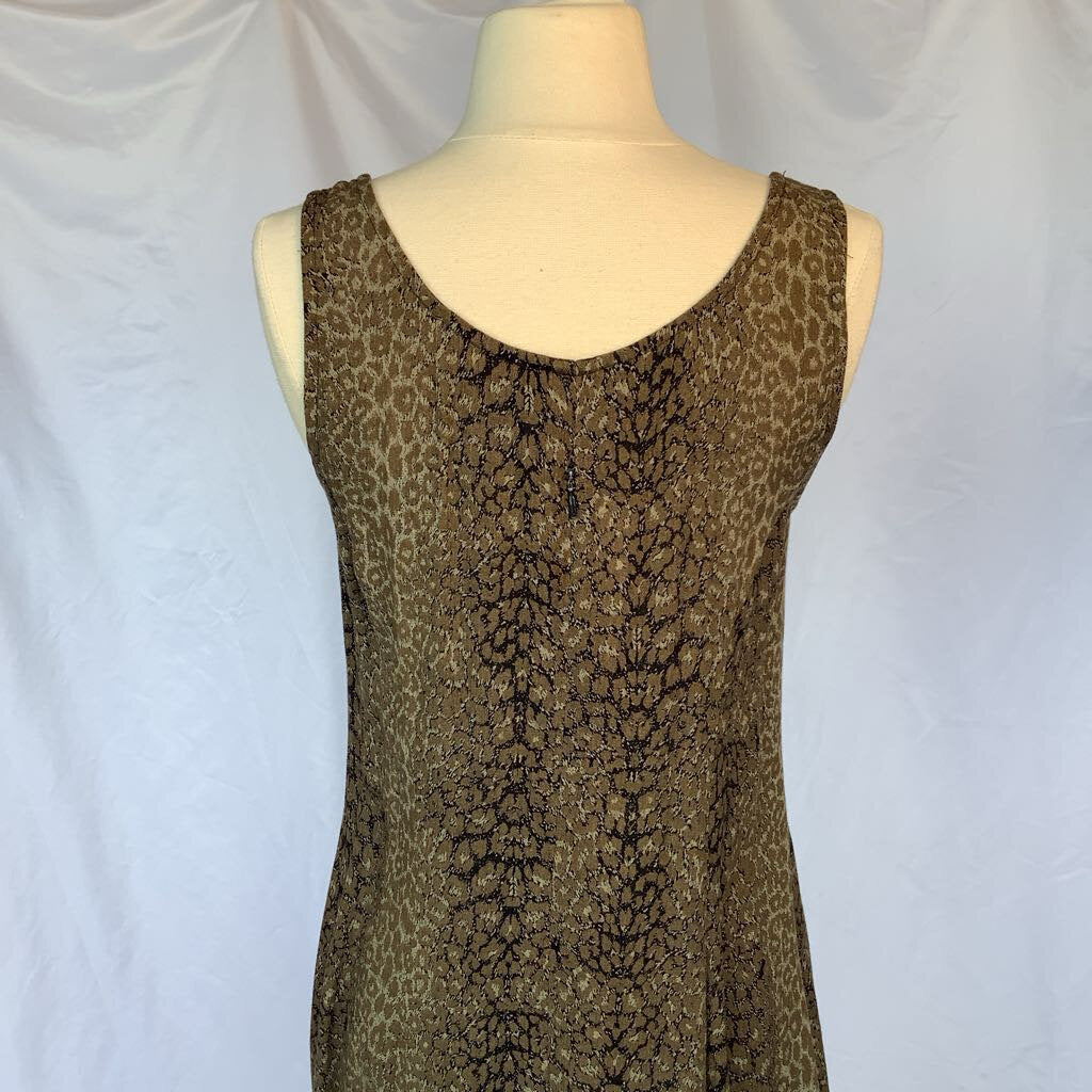 1990s Animal Print Mini Dress