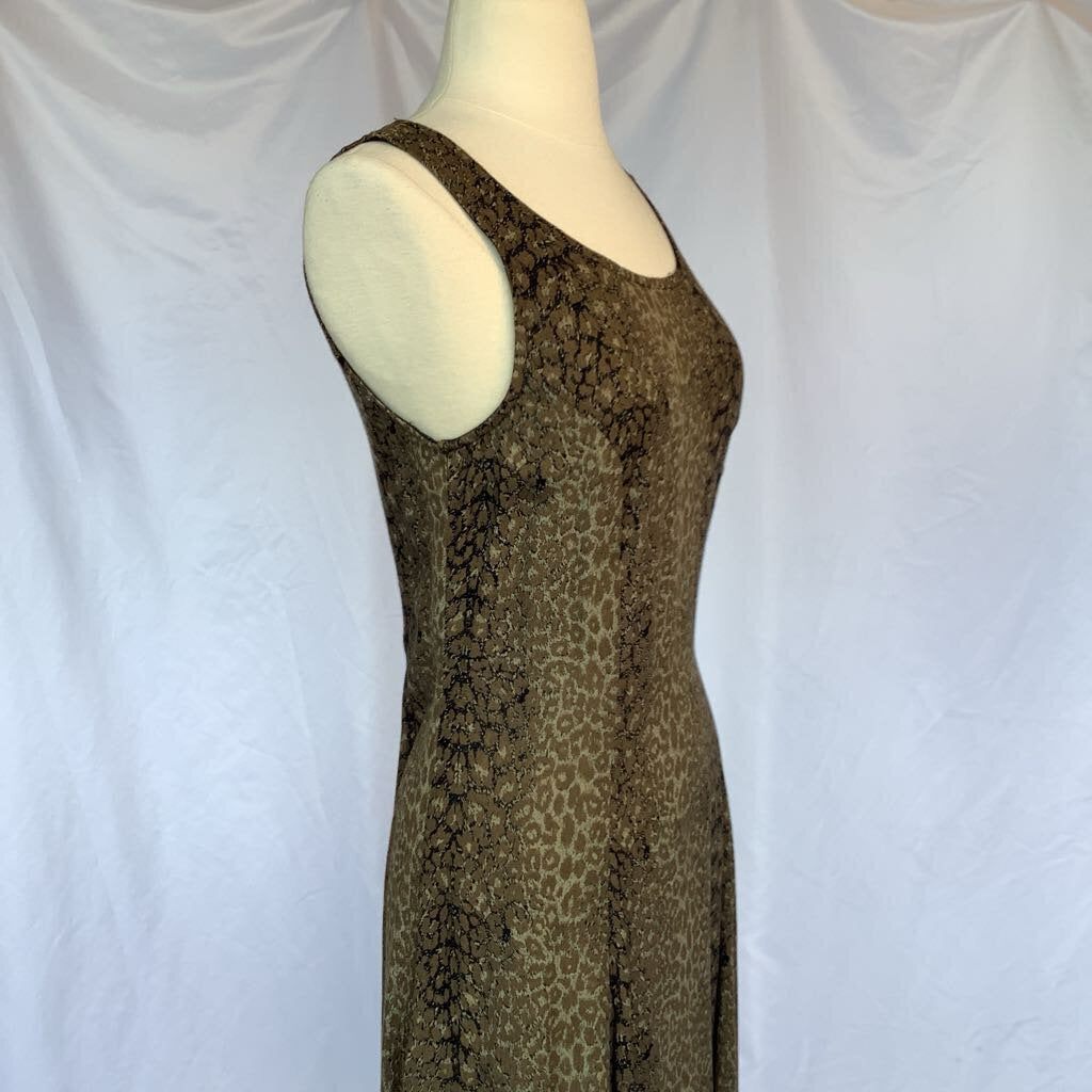 1990s Animal Print Mini Dress