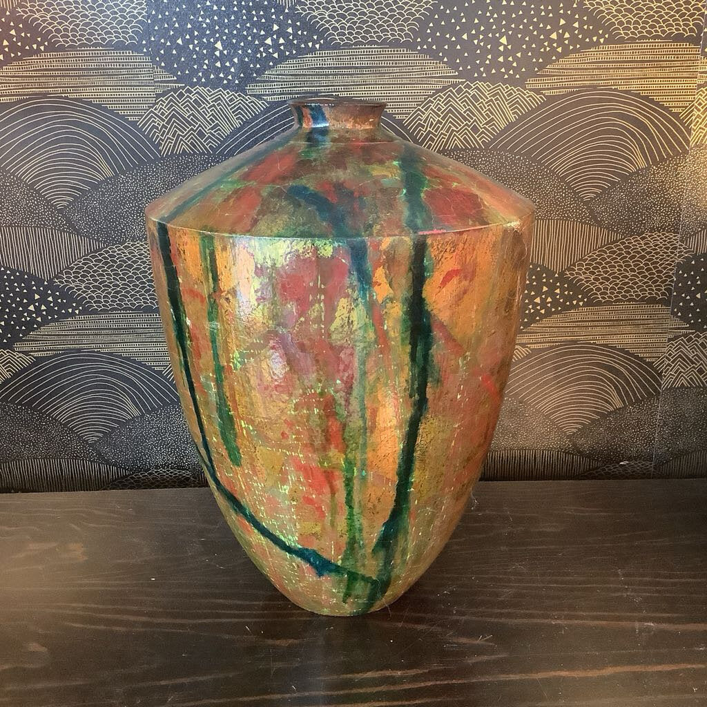 Vintage Unique Vase Signed