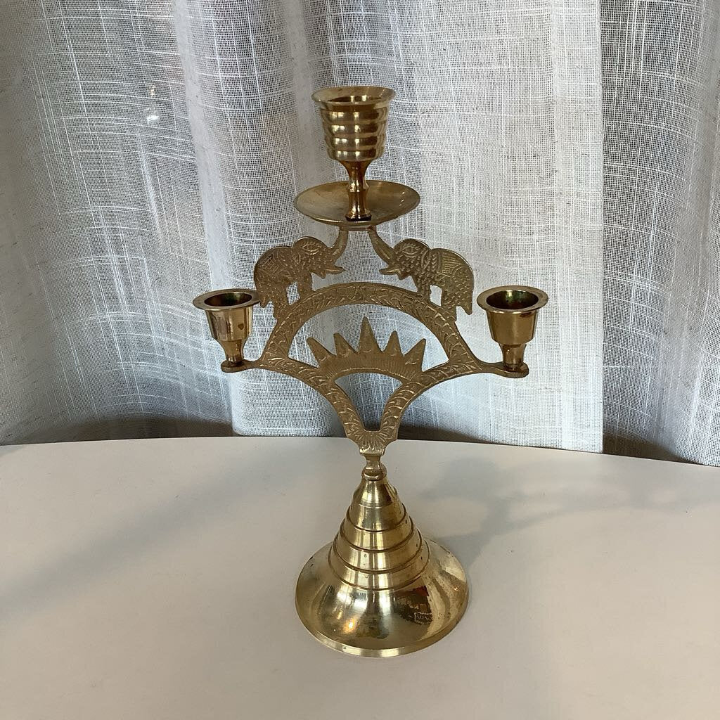 Vintage Indian Elephant candle holder