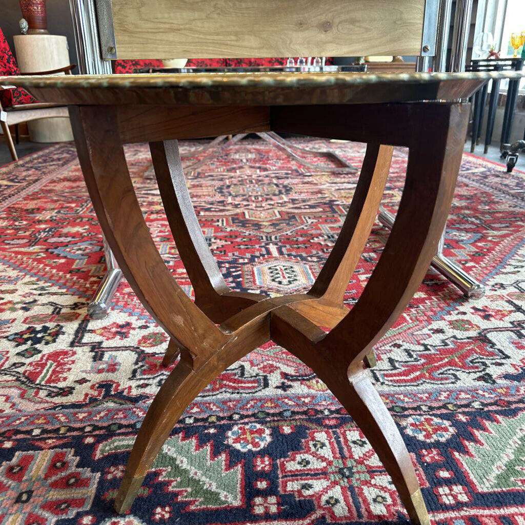 Mid Century Spider Leg Base w/ Brass Tray