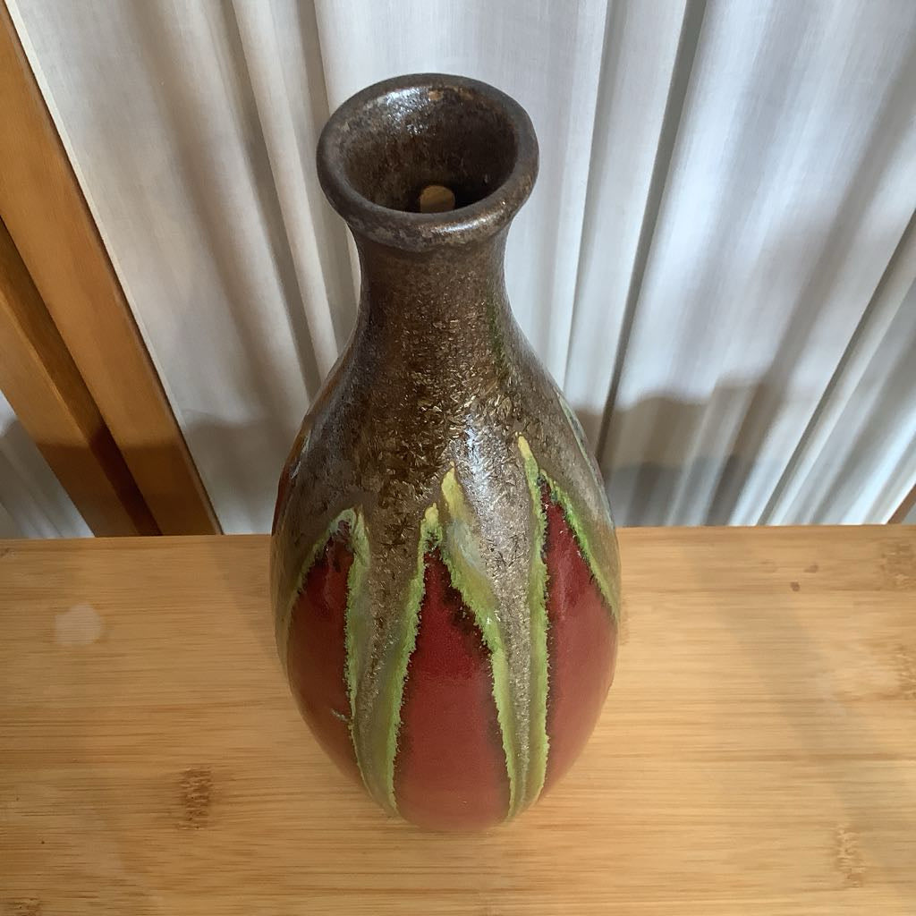 Vintage Drip Glaze Vase