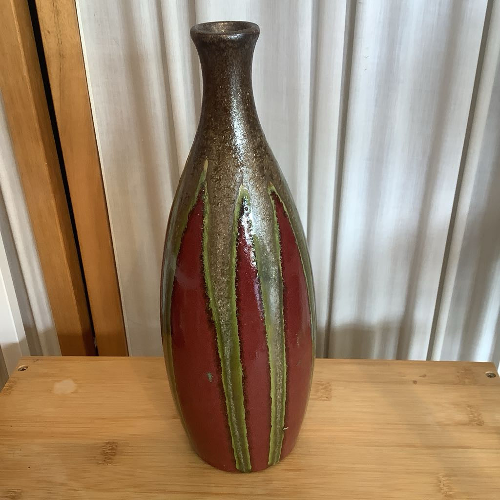 Vintage Drip Glaze Vase