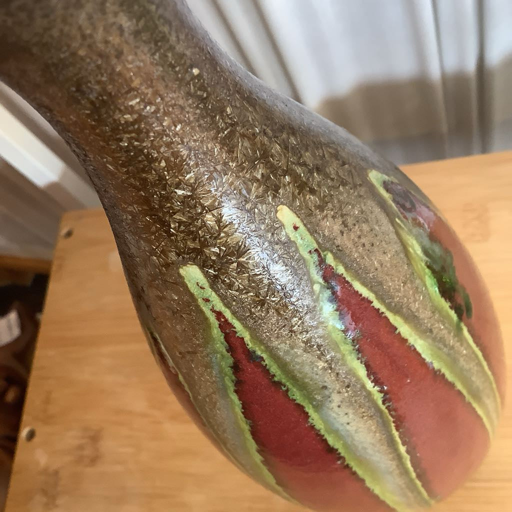 Vintage Drip Glaze Vase