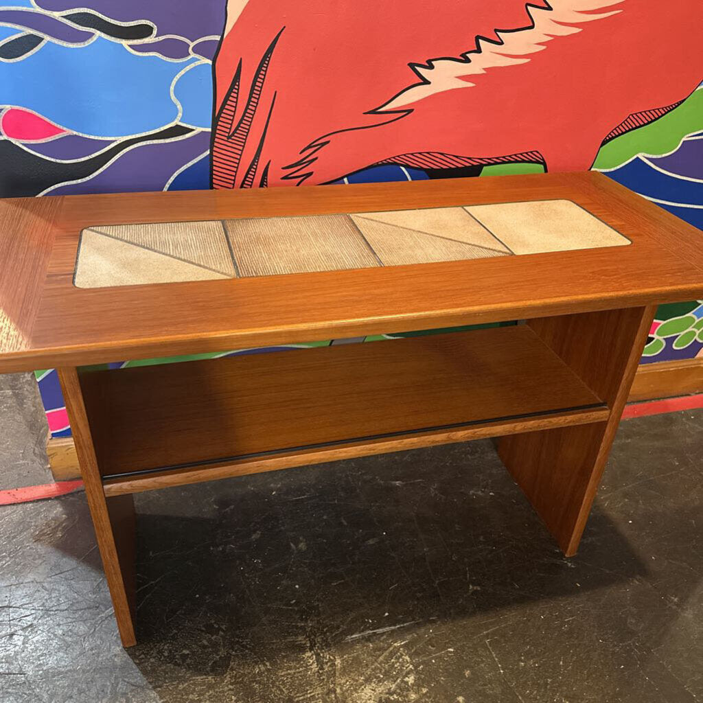 Mid Century Teak Wood Danish Console Table by Gangso Mobler Denmark